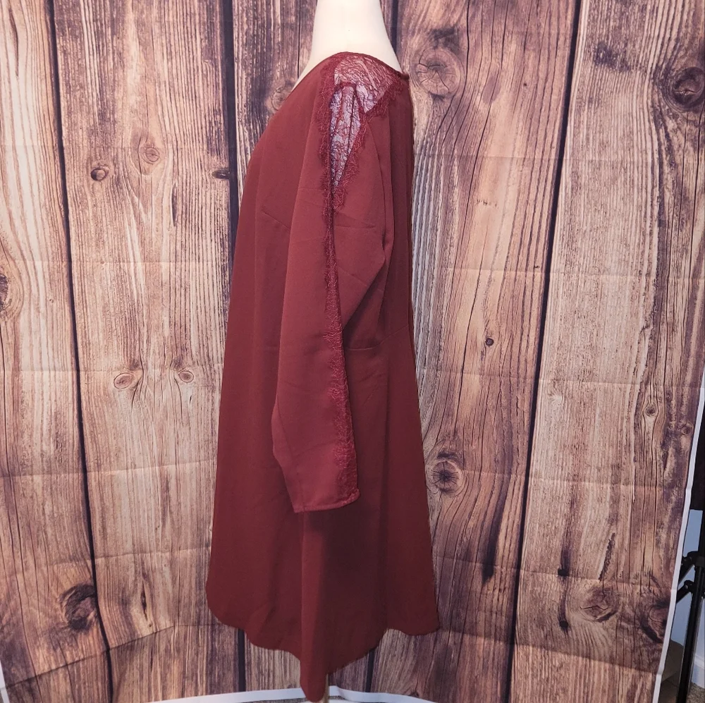 NWT Lane Bryant Dress Size 18/20 Red - Picture 4 of 11